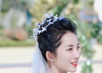 Wang Peng in Bridal look