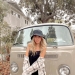 Jeena Davis standing near a car