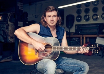 Morgan Wallen with an Acoustic Guitar