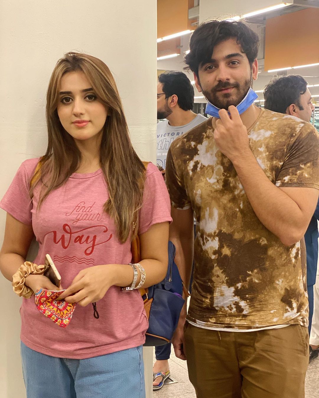 Jannat Mirza with her boyfriend Umer Khan