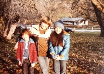 Jodean Bottom with River Phoenix and Joaquin Phoenix