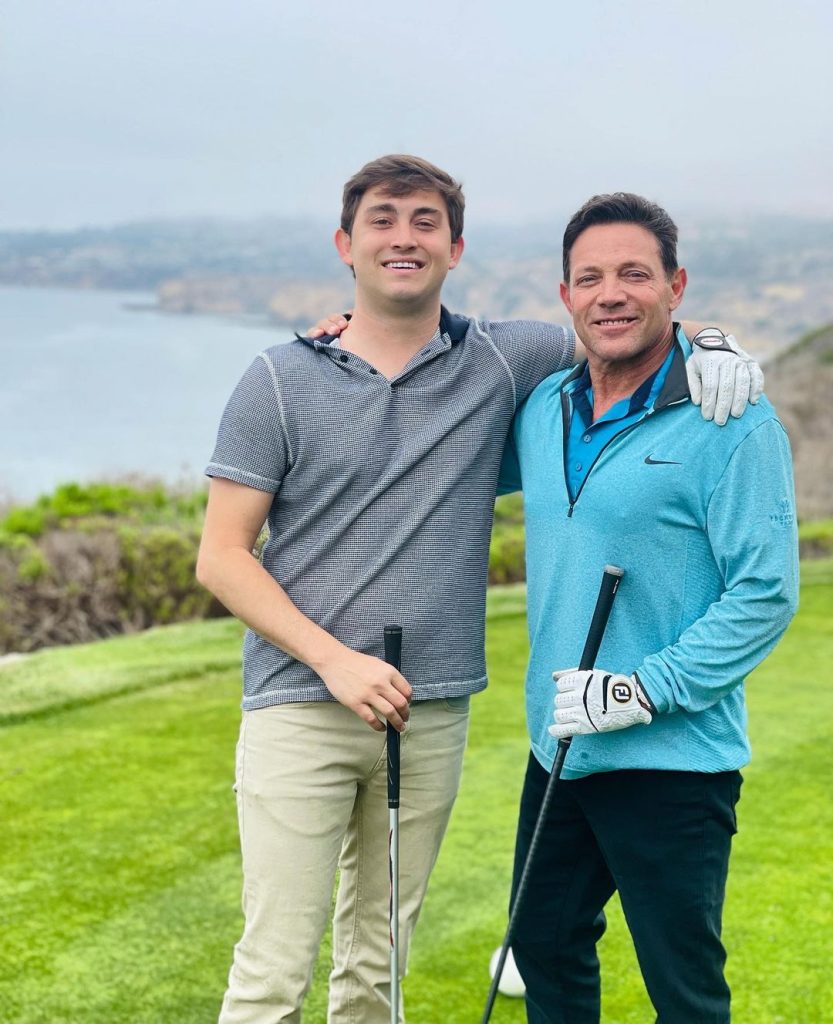 Carter Belfort with Jordan Belfort