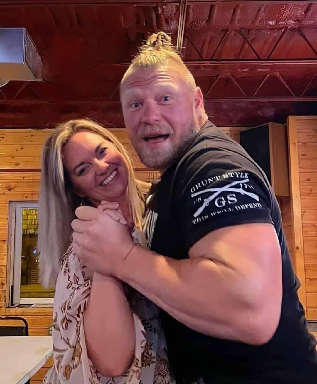 Brock Lesnar dancing with his wife Sabel 