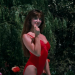 Nicolette Scorsese in red mono bikini